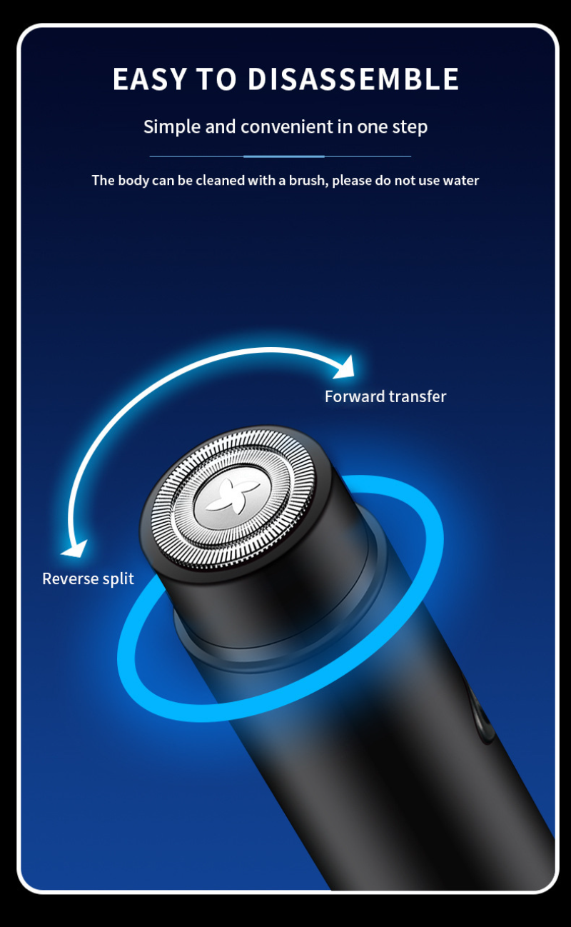 PocketShave Pro™ | Afeitadora Eléctrica Portátil