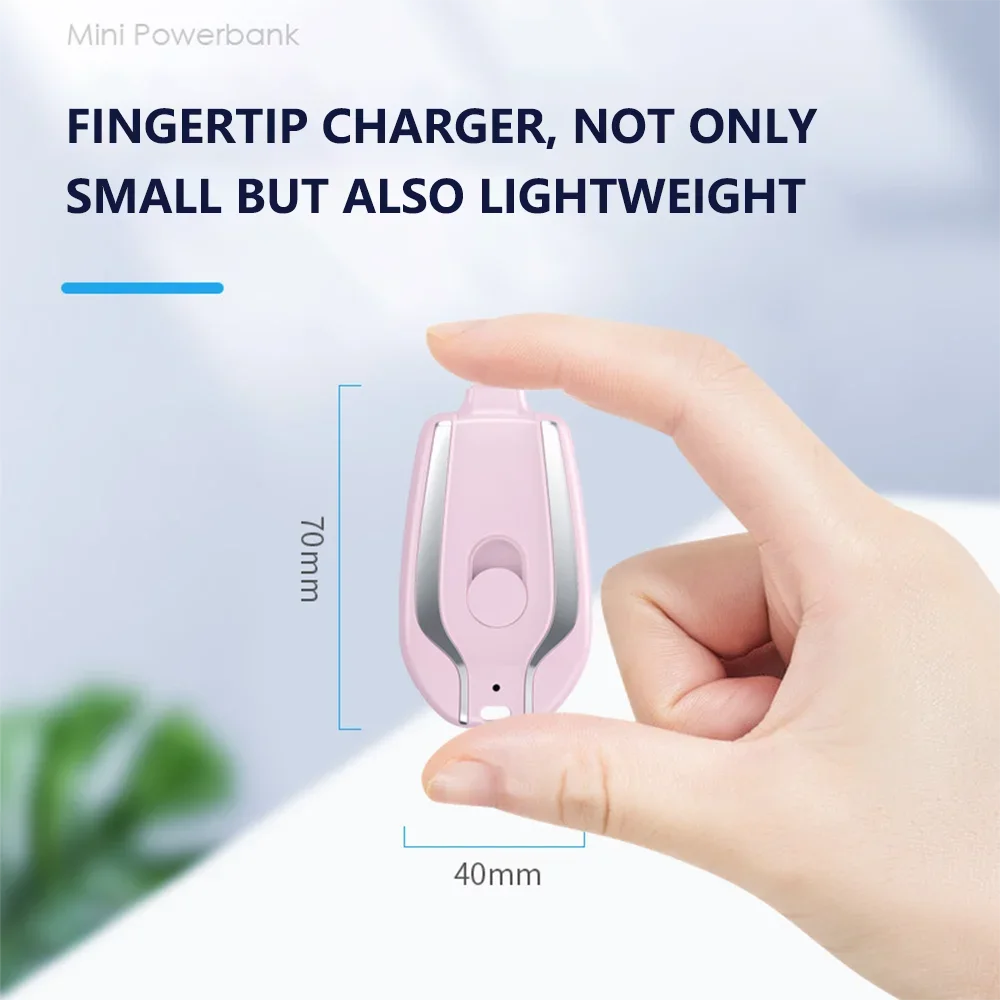 Mini cargador portátil con llavero™ | Mini cargador De Telefono 🎁
