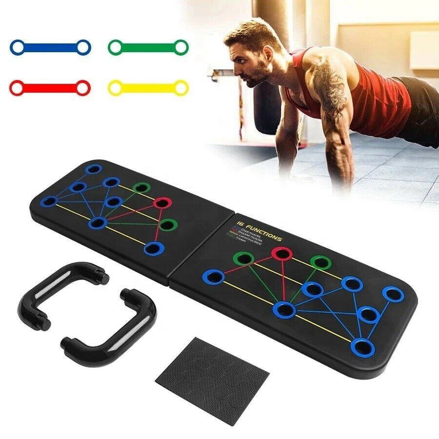 Push-Up Pro Board™ | Llevas la tabla de push up + la banda elástica multiuso por RD$2,150